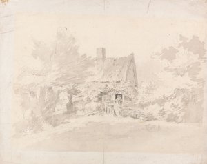 Cottage tra gli alberi da John Constable